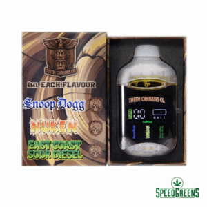 Totem Cannabis Co. Triple Chamber Vape 3g Snoop Dogg Nuken East Coast Sour Diesel Fruity Pebbles OG
