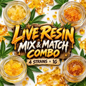 Galaxy Extracts Live Resin Mix and Match 4G (1g x 4)