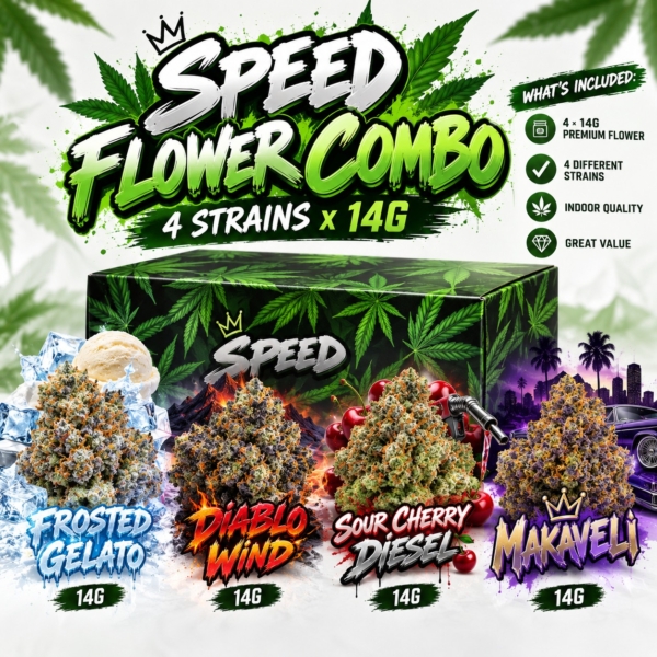 Speed Flower Combo 4 Strains x 14g